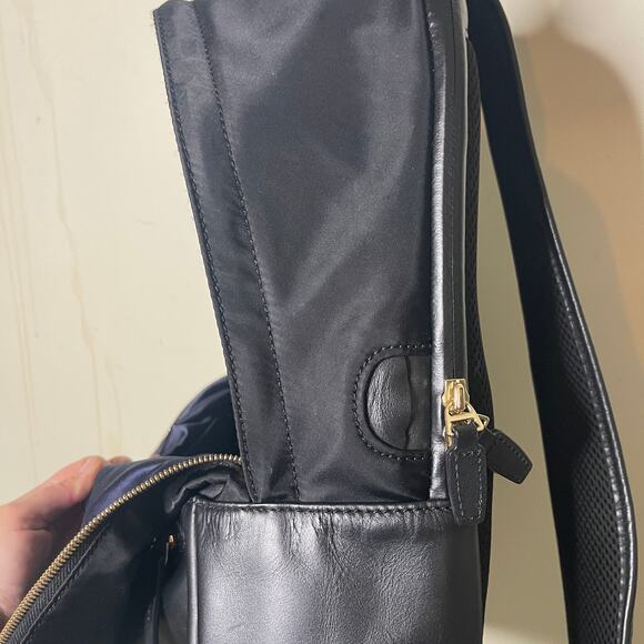 ISM THE BACKPACK Black Leather and Nylon - Picture 10 of 11